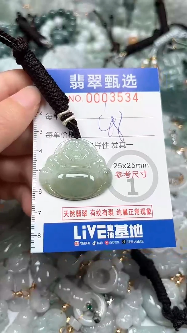 【闪购商品】翡翠颈饰未镶嵌00..3534