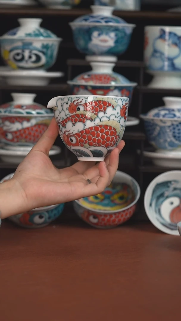 老师作品九鱼公道杯 （宠粉福利 ）