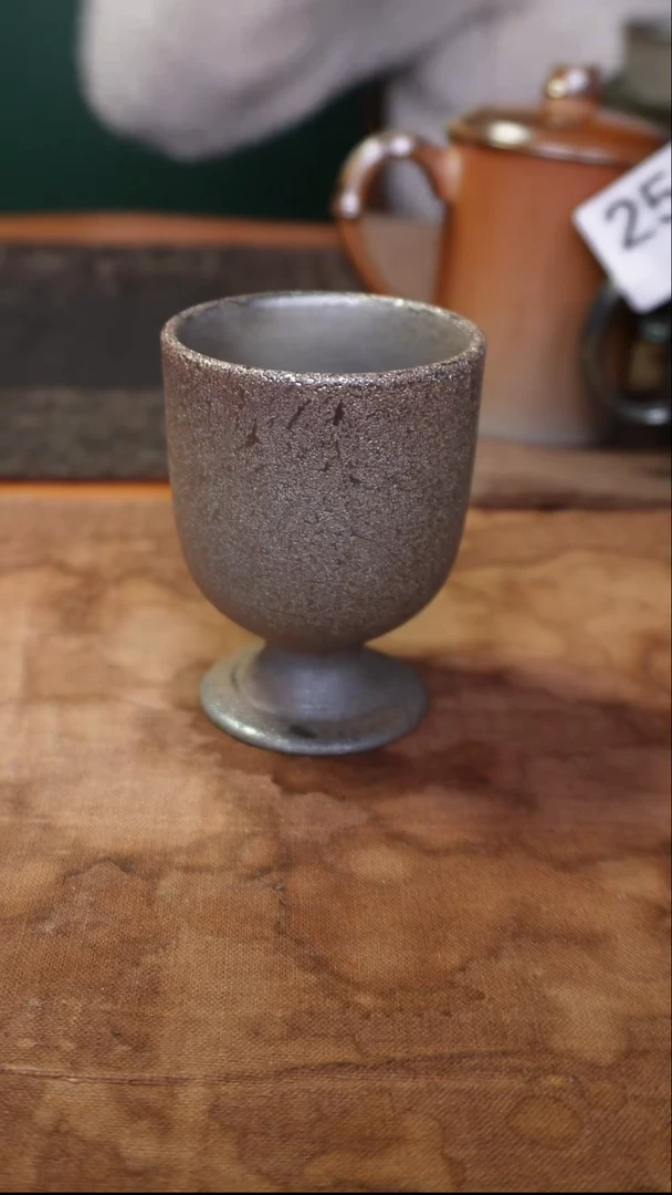 130号器韵堂玄铁雪花杯