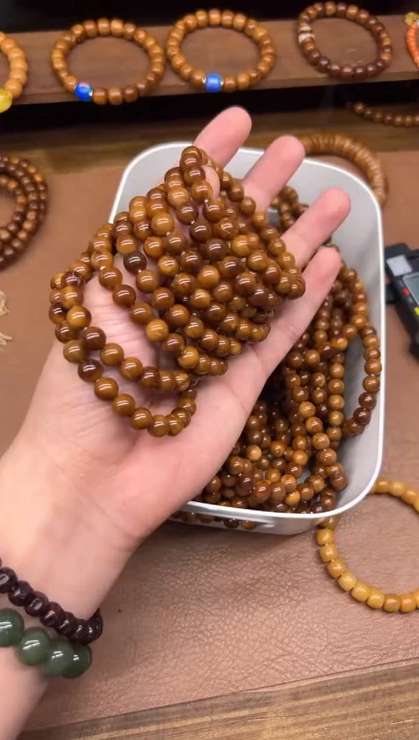 库克手串库克卡8mm圆珠 素圈