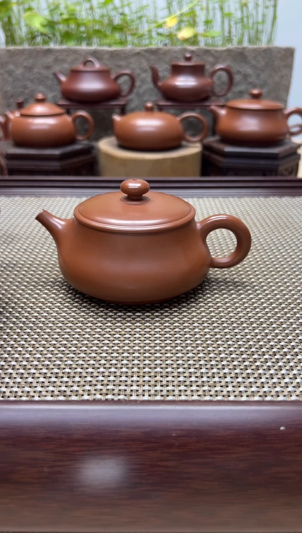【闪购商品】朱泥茶壶全品 原矿全手工 汉瓦 150cc