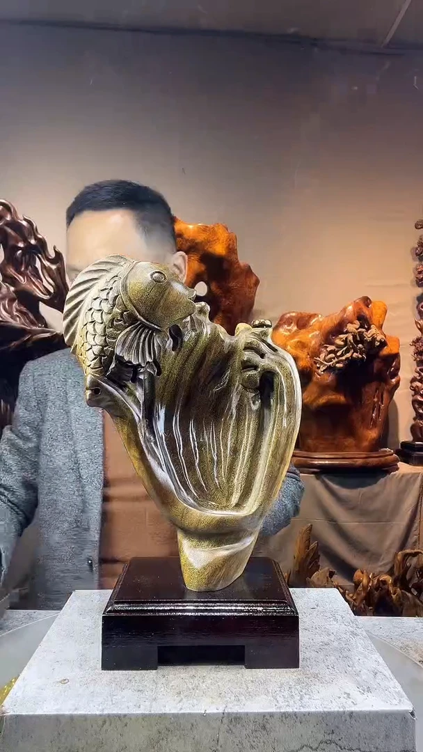 金丝楠广****木小叶桢楠随行摆件61