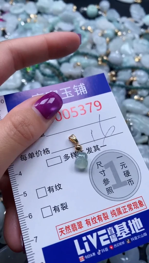 颈饰未镶嵌翡翠5379