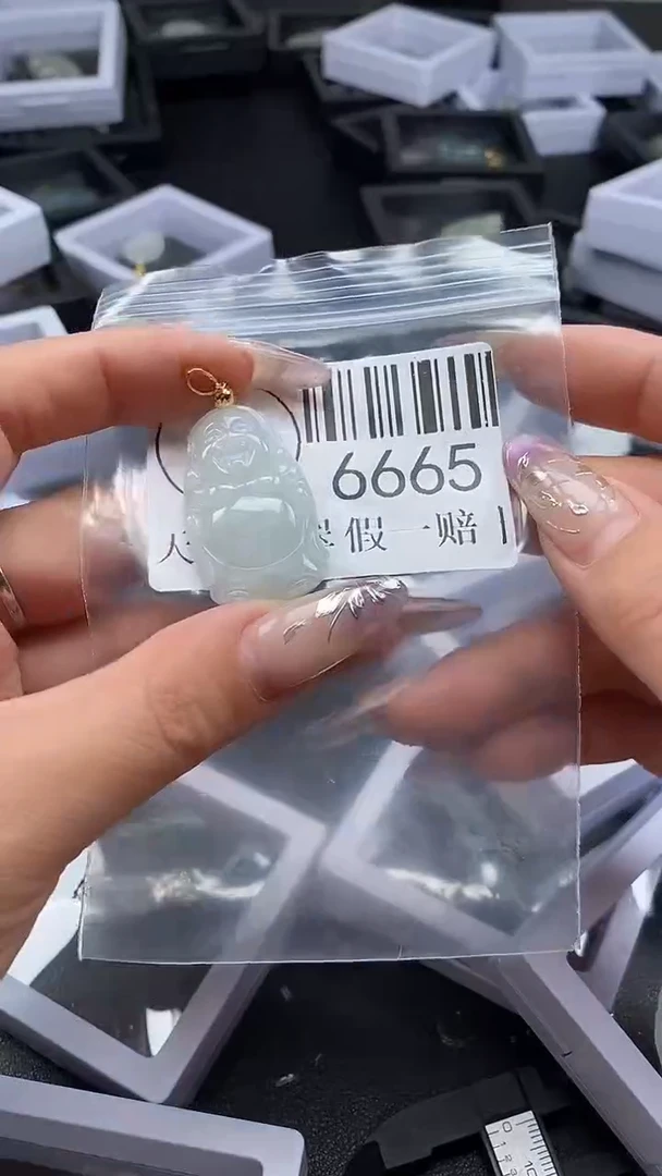 吊坠(不含链)未镶嵌翡翠6665
