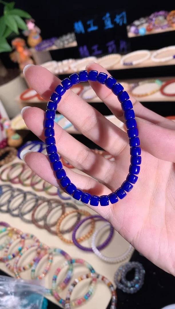 未镶嵌青金石手串青金石直切手串6mm