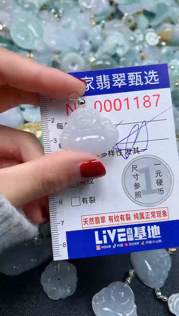 吊坠(不含链)未镶嵌翡翠1187