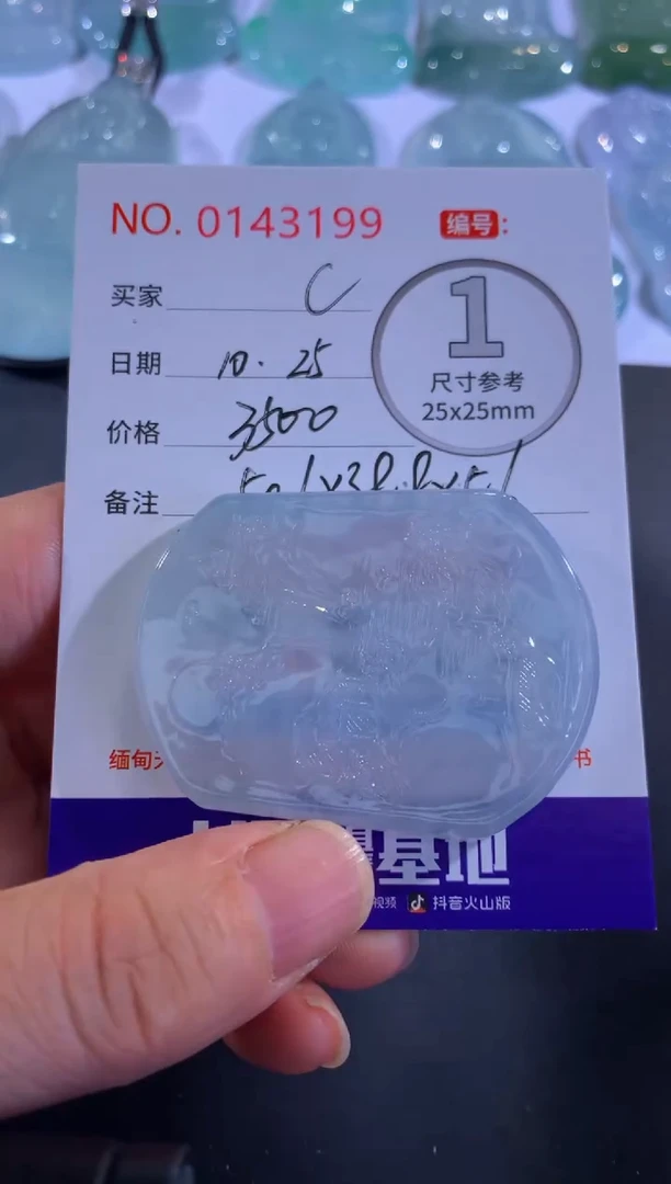 颈饰未镶嵌翡翠C*J！