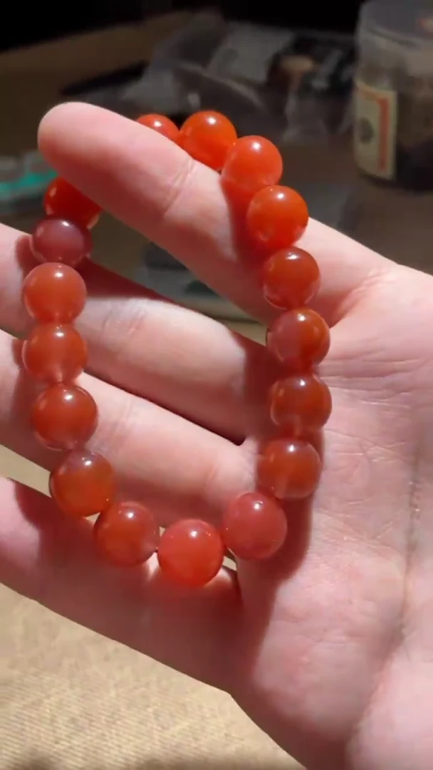 【闪购商品】南红玛瑙单圈手串未镶嵌MGNH0107-02