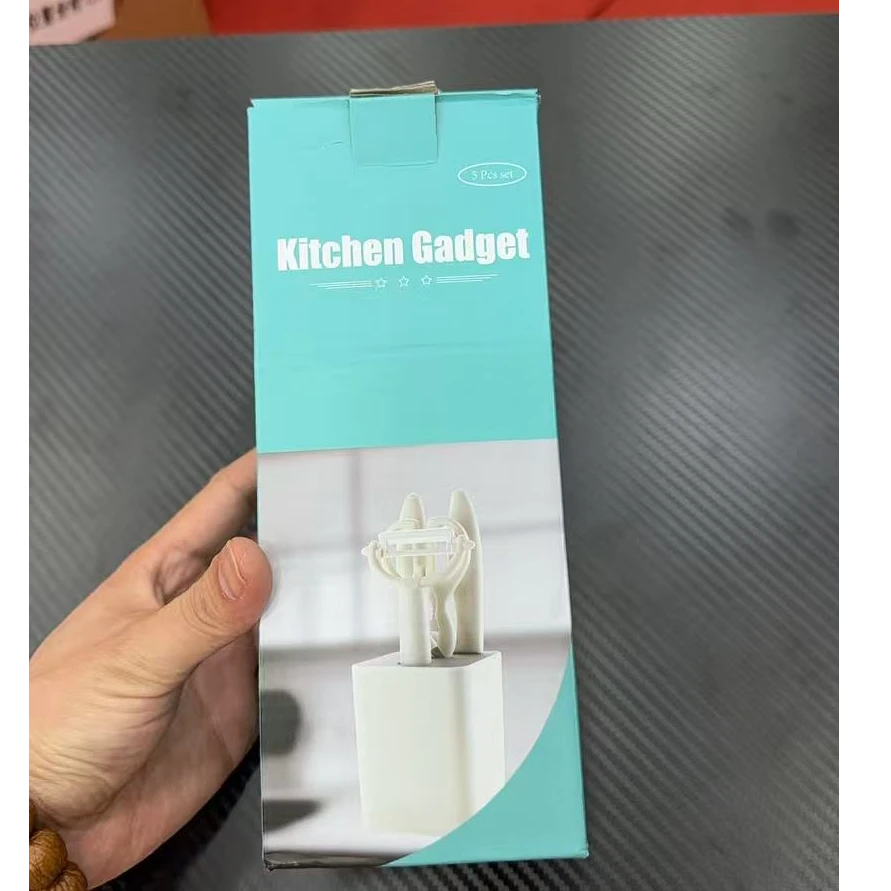 水果刀套装厨房小工具削皮刀刨皮刮皮刀开瓶器收纳架辅食实用组合