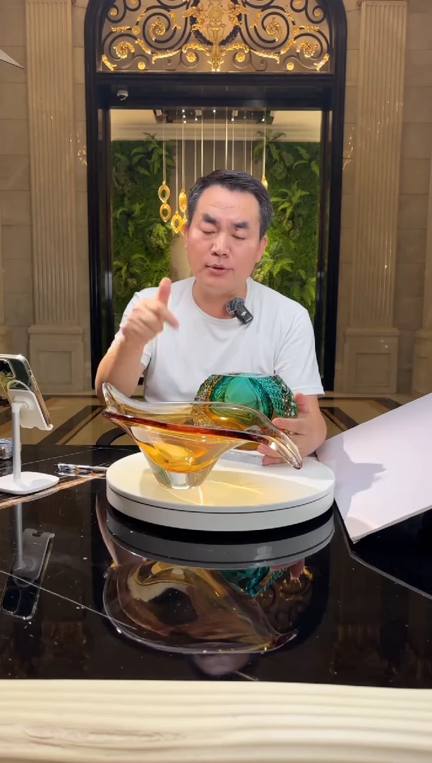 摆件AJ1010087琉璃艺术香薰瓶
