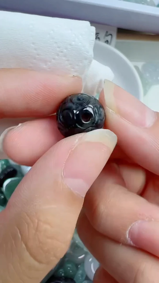 散珠翡翠107号链接，A货翡翠