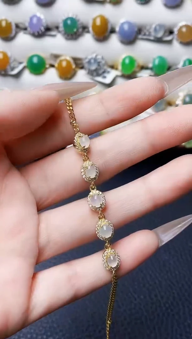 银S925镶嵌戒指翡翠1141