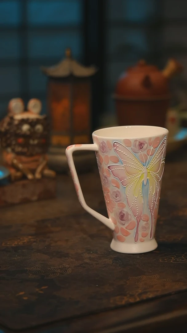 陶瓷景德镇高温釉下彩手工手绘款式