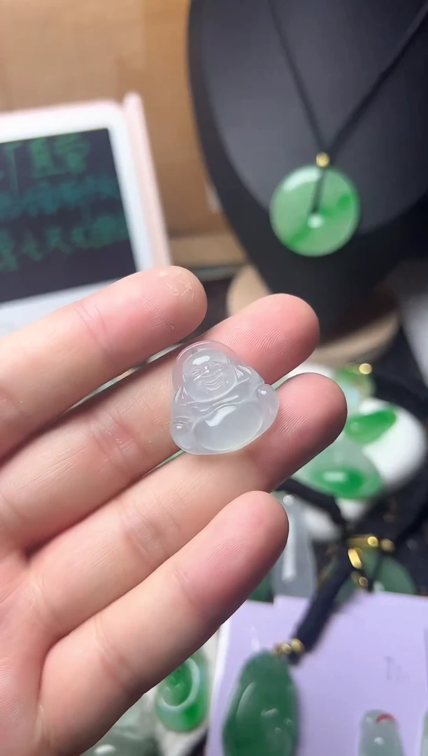 颈饰未镶嵌翡翠所见即所得，一图一物