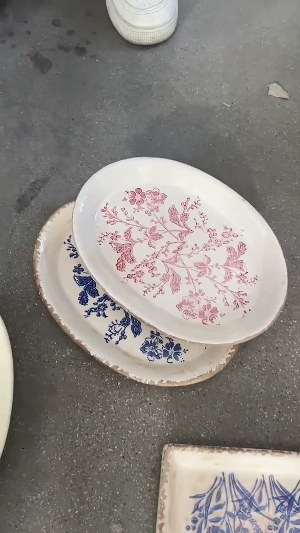 【闪购商品】陶瓷两个底盘