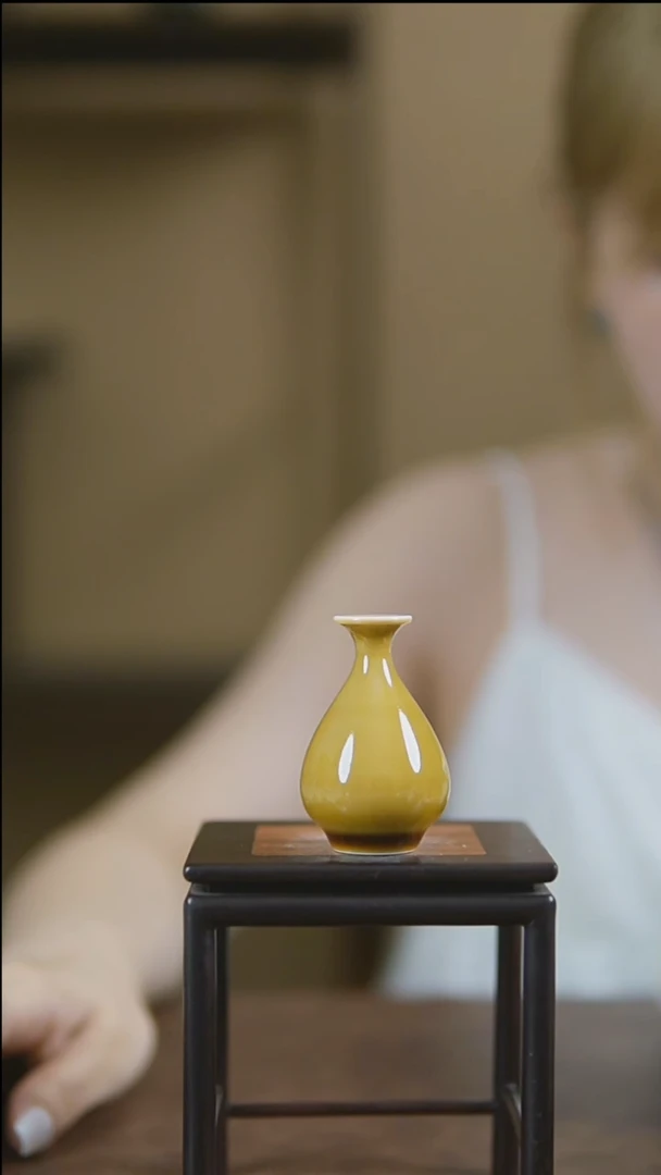 摆件景德镇纯手工花瓶16