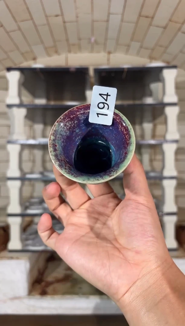 摆件精品窑变钧瓷茶器