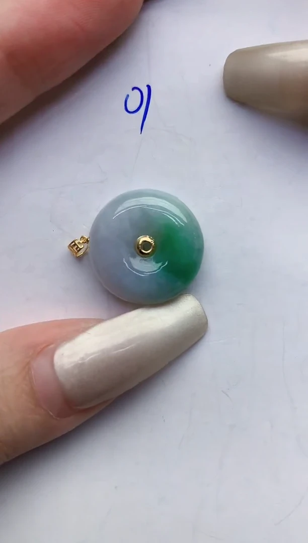 【闪购商品】翡翠颈饰18K金镶嵌000000000