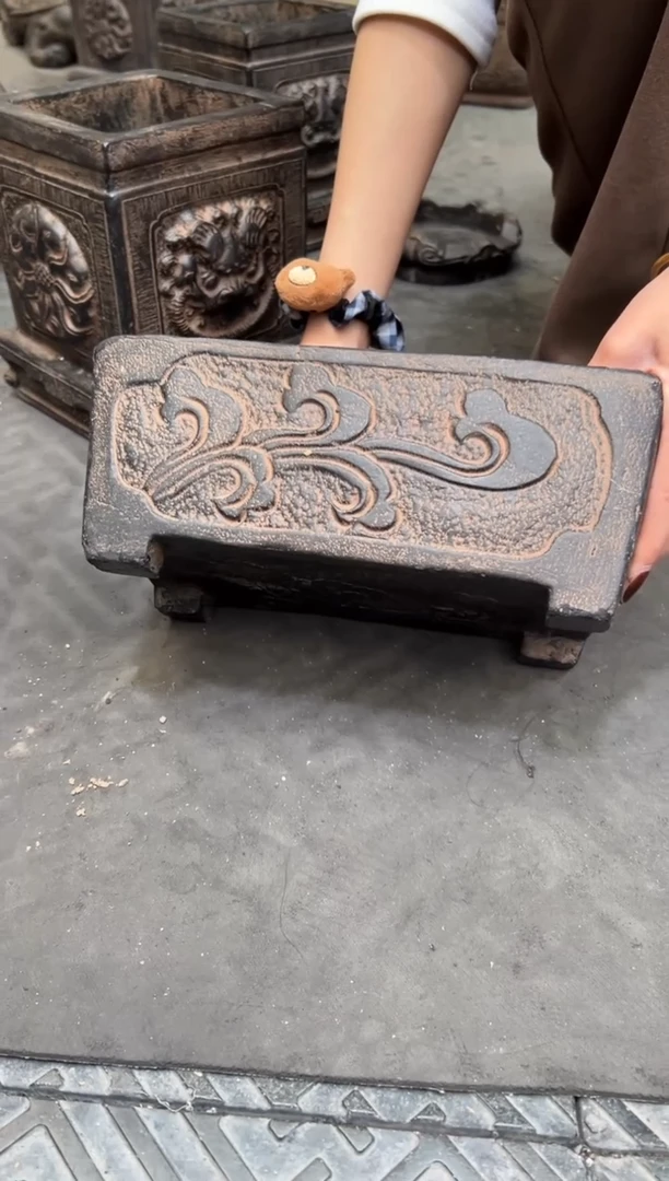 陶土【火山泥】石槽盆