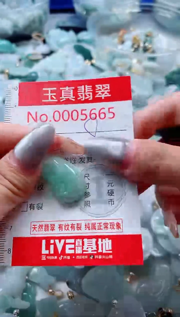 吊坠(不含链)未镶嵌翡翠5665