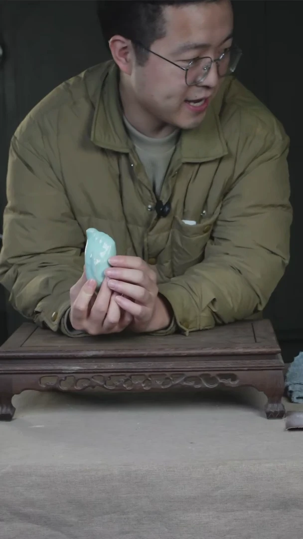 杯天青富足有余小脚丫茶宠随机