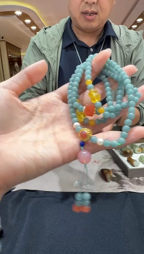 翡翠未镶嵌颈饰项链6