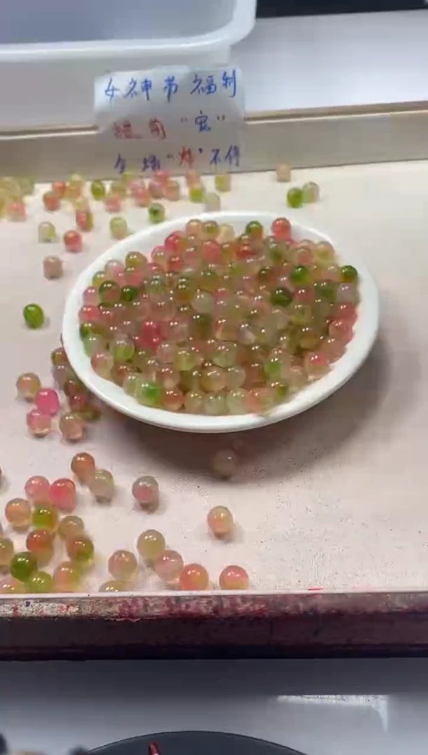 【闪购商品】玛瑙/玉髓颈饰未镶嵌w833水蜜桃盐源8mm*30颗