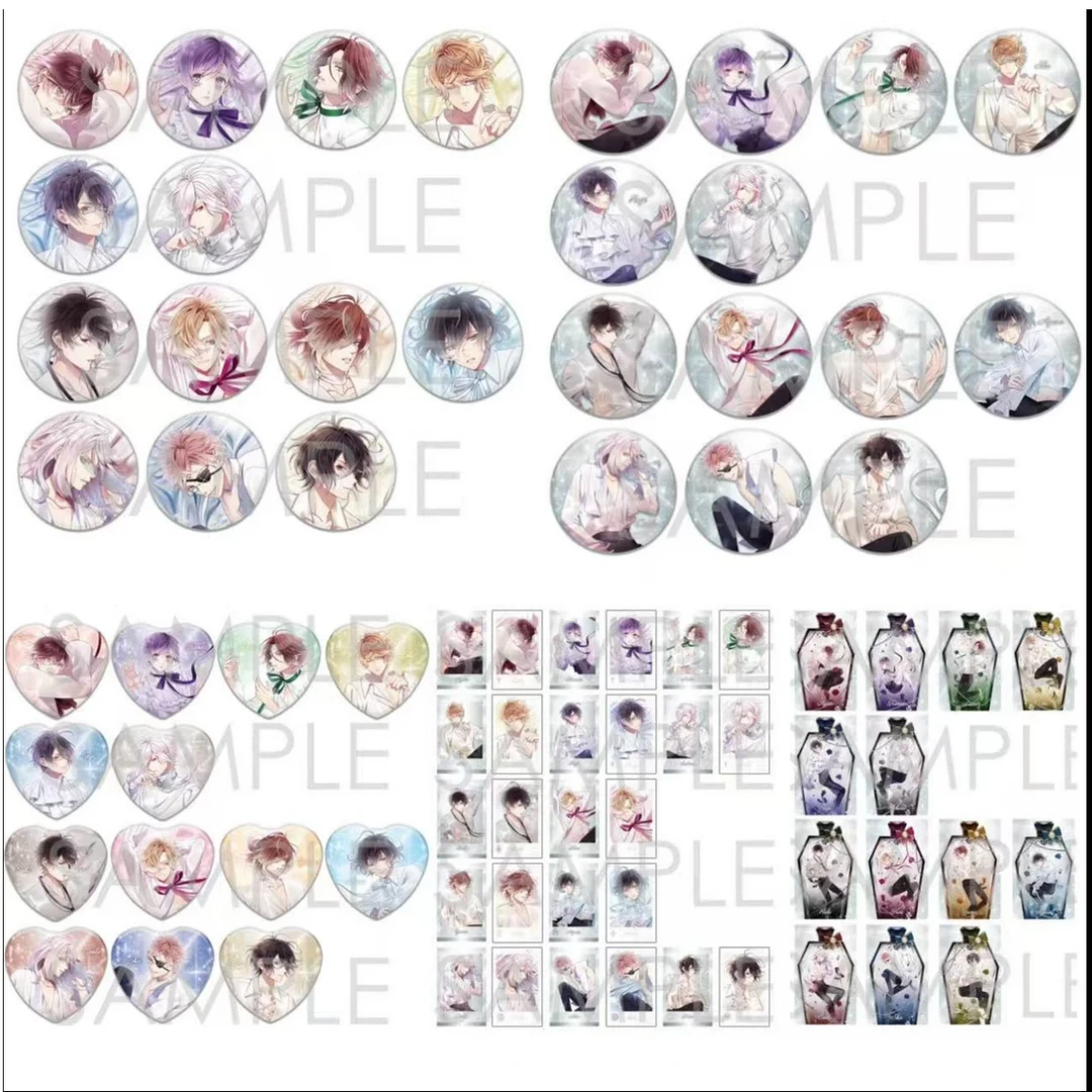 魔鬼恋人香水系列吧唧徽章/透卡/拍立得相卡/抽赏 盲盒