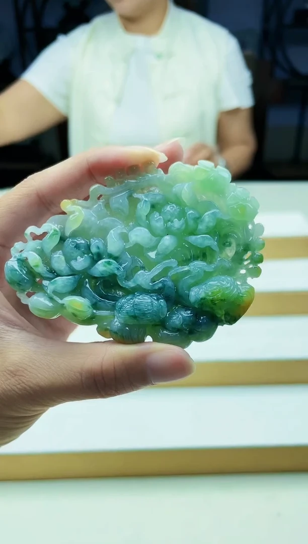 未镶嵌定制翡翠毛货09140229