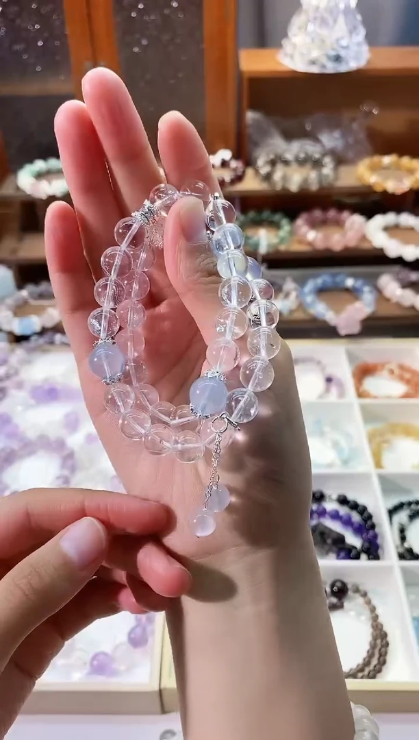 【闪购商品】水晶手串未镶嵌白啊塞手串
