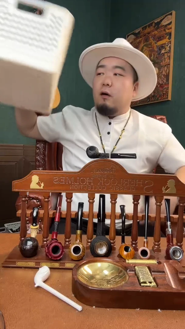 石楠木木雕款意大利进口石楠木烟斗