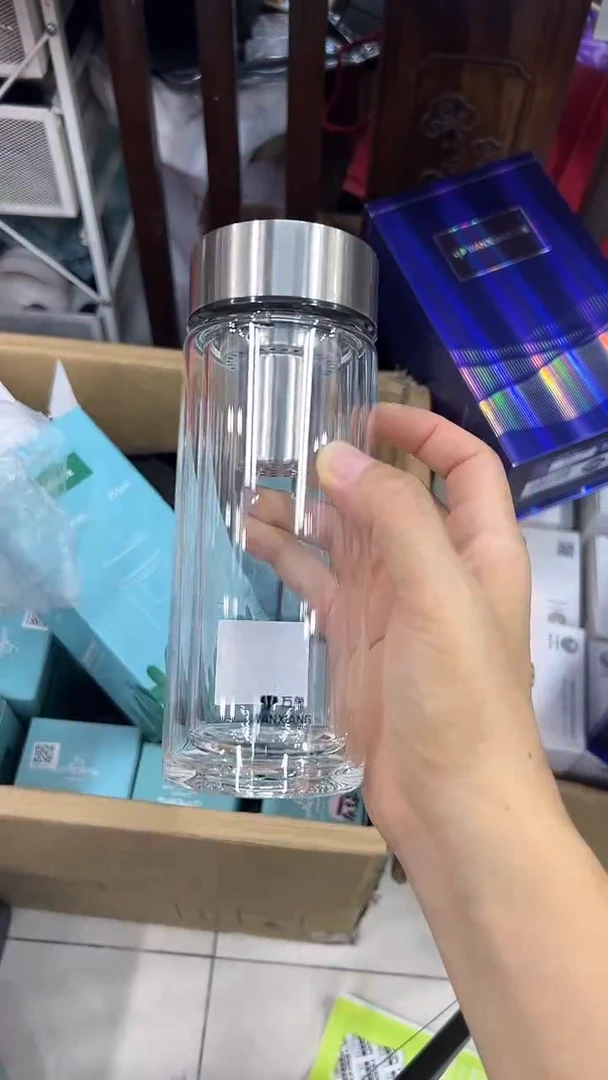 高硼硅玻璃无手柄款万象双层v302j-255ml