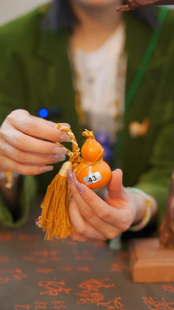 43非遗漆手艺工天然葫芦文玩福禄