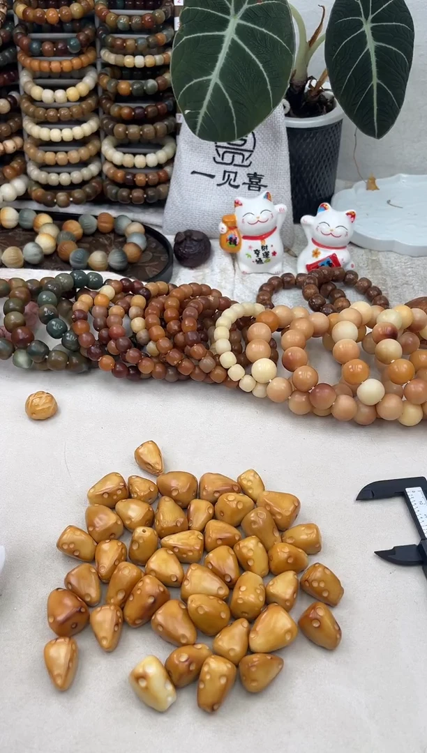 菩提根/象牙果手串c720一个微瑕