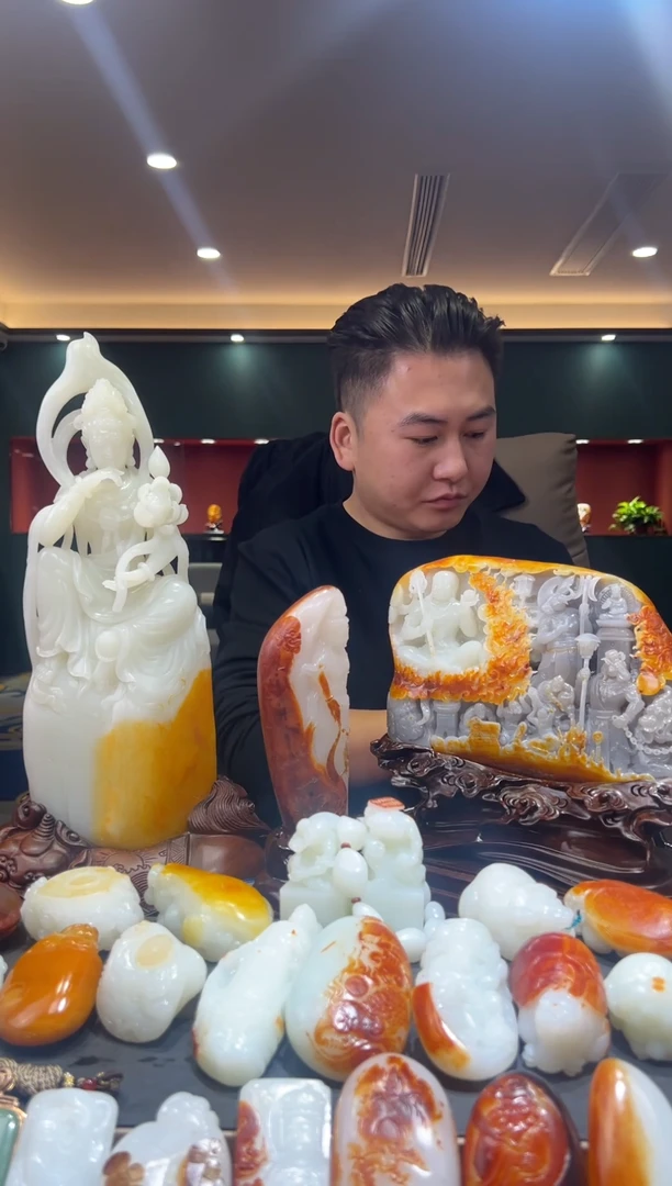 未镶嵌和田玉把件繁*和田玉