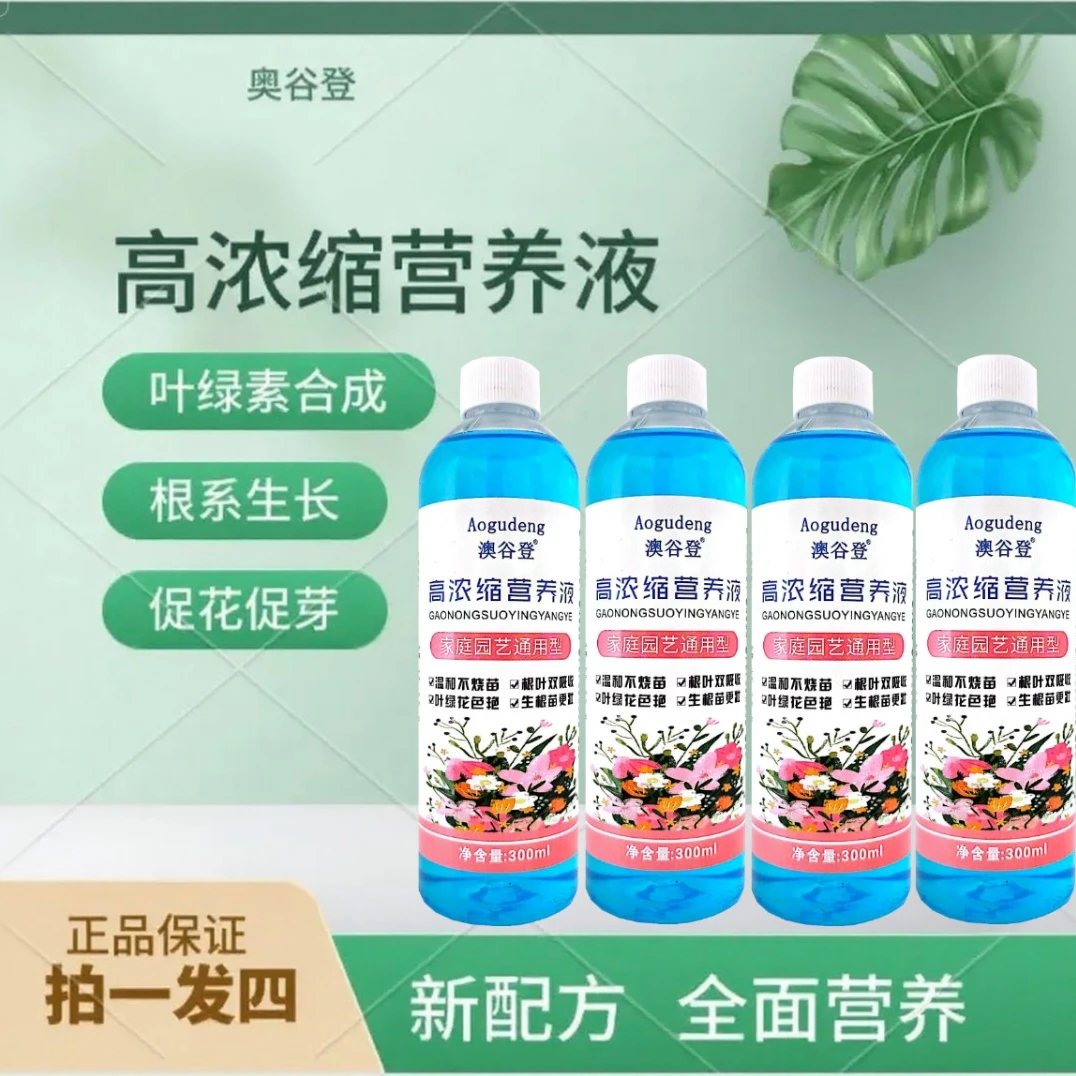 澳谷登（拍一发四）通用型营养液家用园艺促花促叶生长栀子花2025