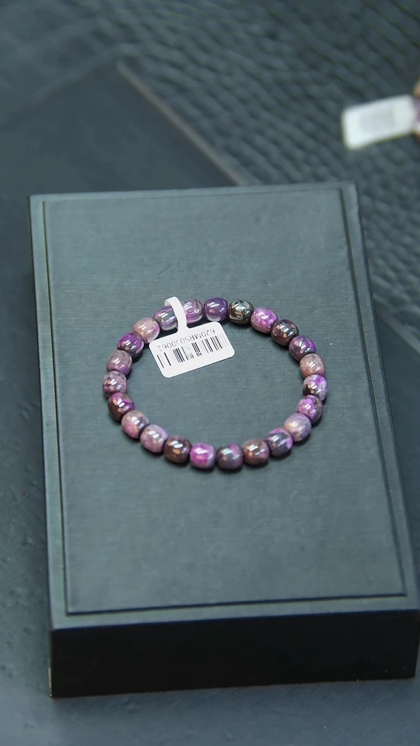 未镶嵌苏纪石（舒俱来）手串?****聊26号苹果珠手串