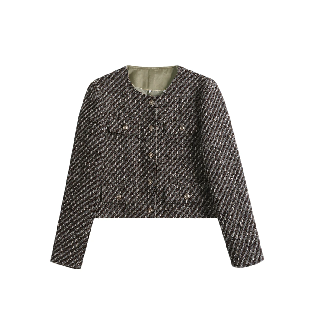 新款时尚百搭设计师气质外套8833132