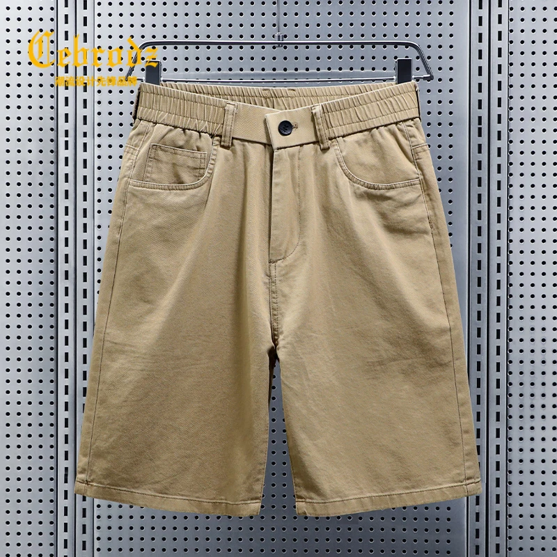 法国Cebrodz夏季运动短裤男款新款纯棉美式五分裤男生休闲裤男士