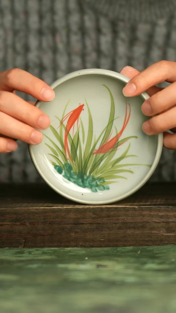 瓷器青诗集手工手绘瓷器