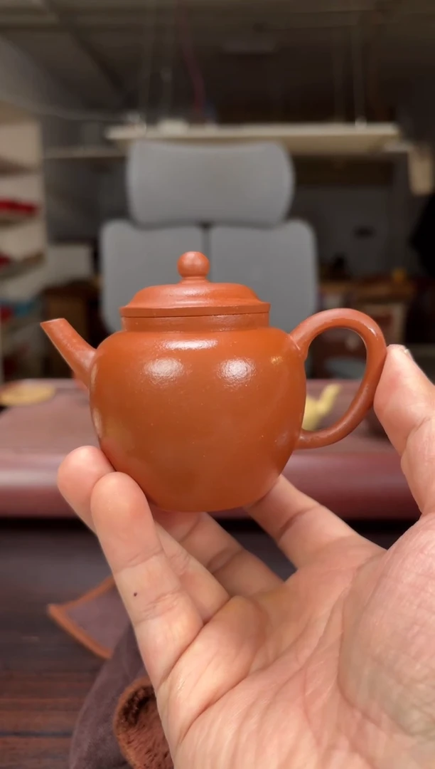 茶壶紫砂全手工120毫升小红泥