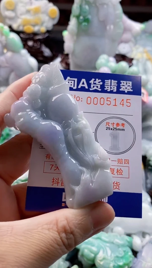 翡翠未镶嵌吊坠(不含链)1