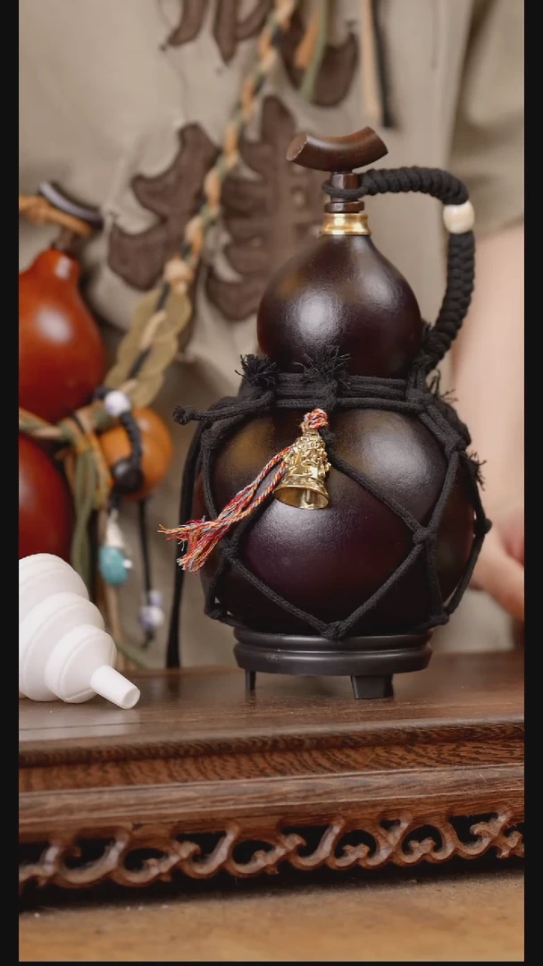 12号精品天然大漆酒葫芦一物一拍~