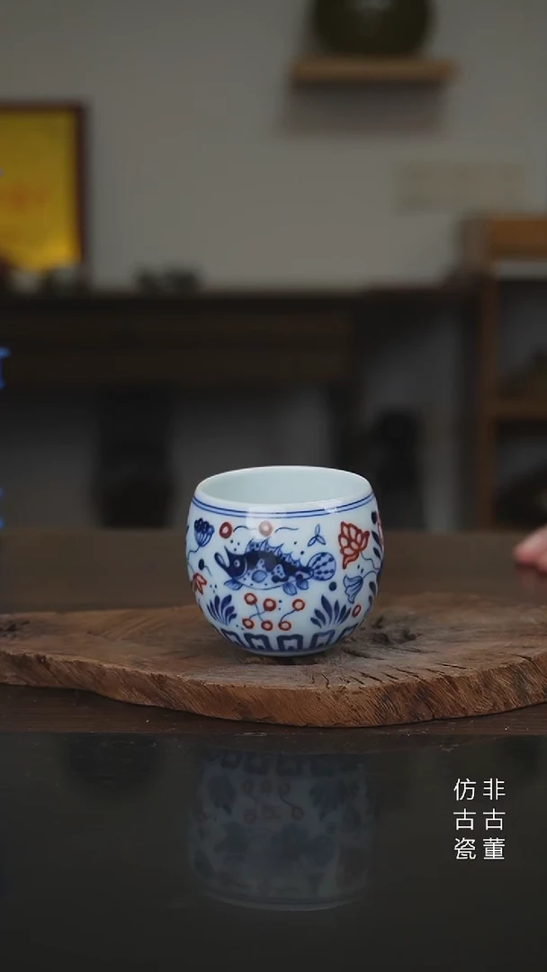 景德镇手工手绘陶瓷微瑕