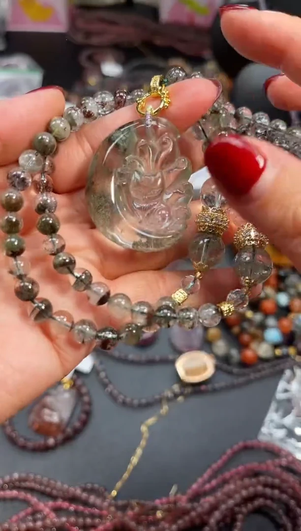 【闪购商品】水晶颈饰未镶嵌【百晶灵儿】天然水晶定制款