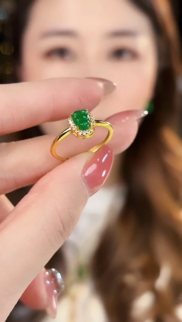 【闪购商品】翡翠戒指未镶嵌支持复检/一件