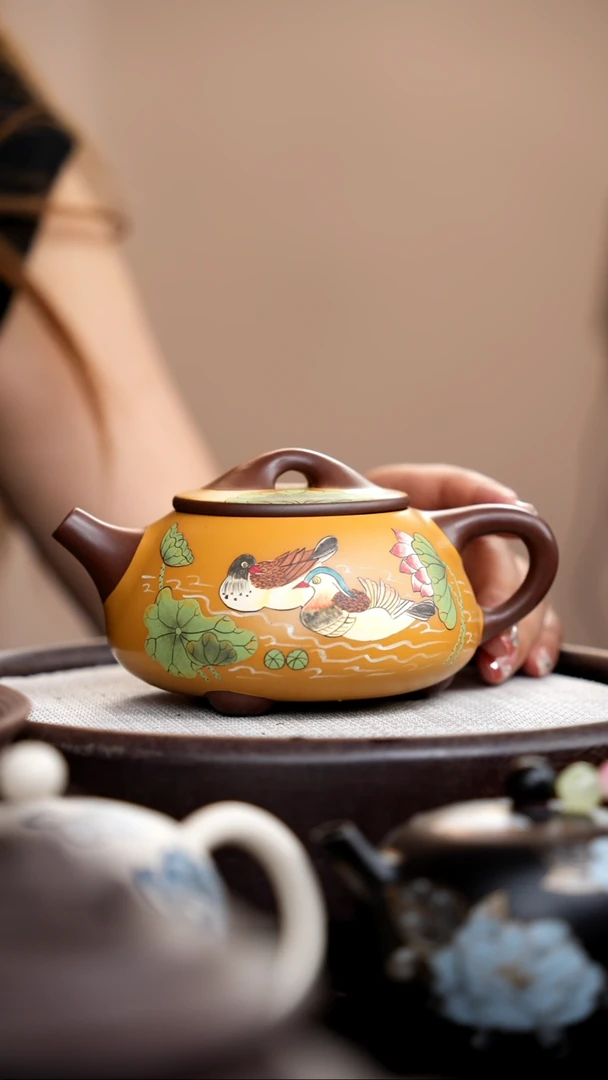 茶壶紫砂黄金段粉浆景舟石瓢