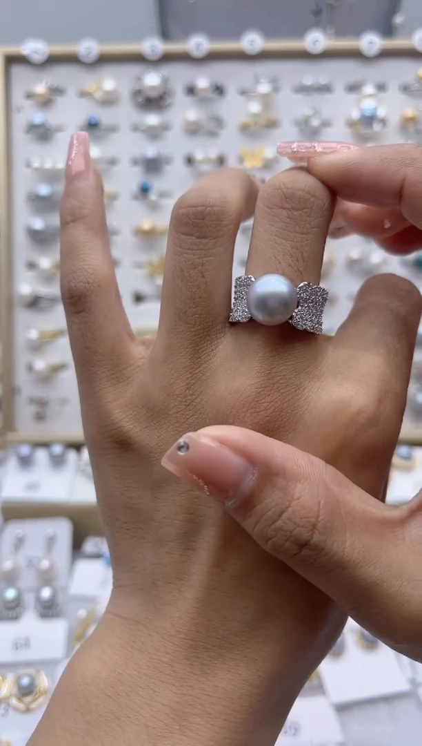 【闪购商品】淡水珍珠戒指合金58