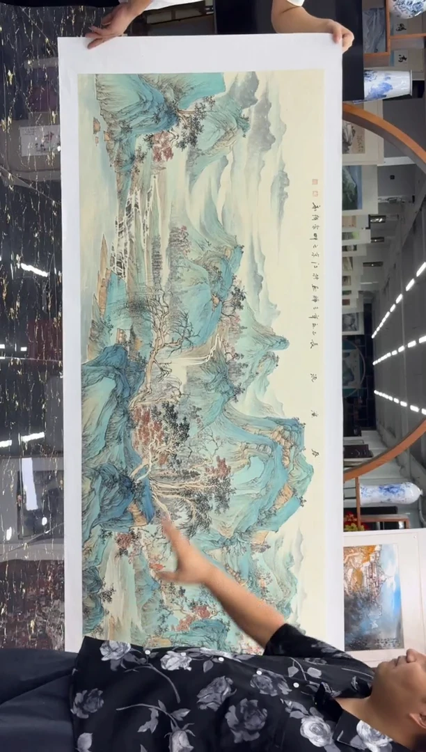 国画国画绘画山水花鸟