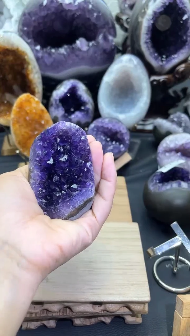 未镶嵌大型摆件（非配饰）紫晶782号摆件